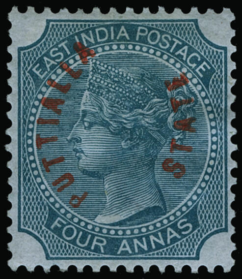 Lot 406 - India / Patiala  -  COLONIAL STAMP CO. British Colony Public Auction # 142 - Day 1