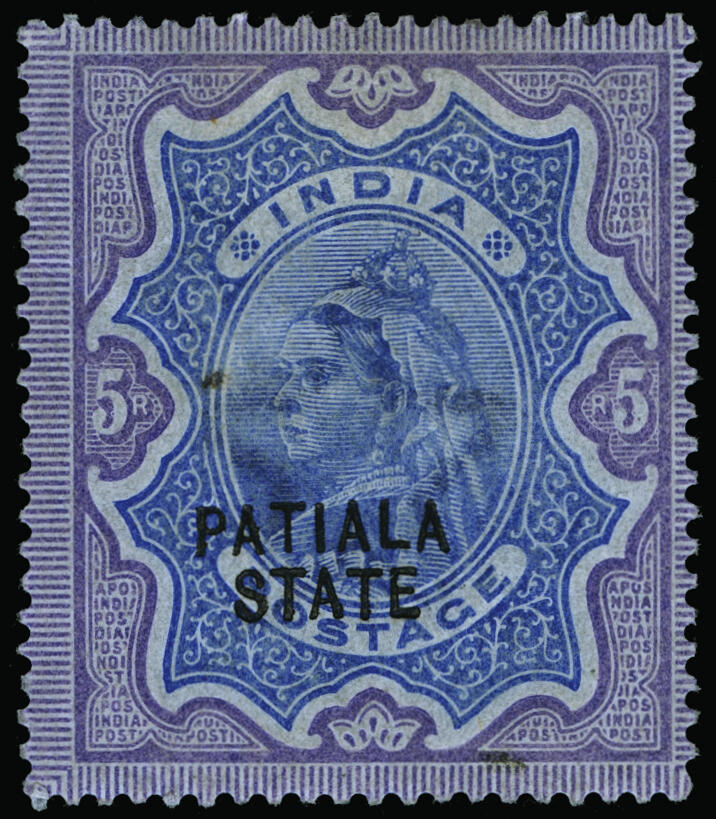 Lot 407 - India / Patiala  -  COLONIAL STAMP CO. British Colony Public Auction # 142 - Day 1