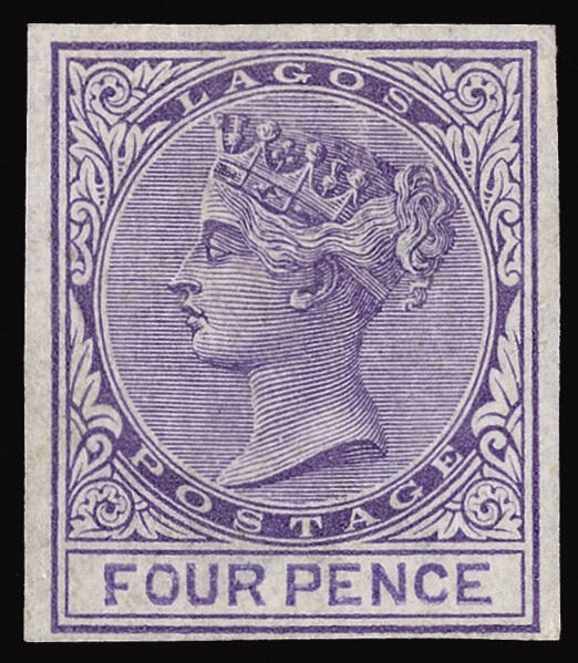 Lot 445 - lagos  -  COLONIAL STAMP CO. British Colony Public Auction # 142 - Day 1