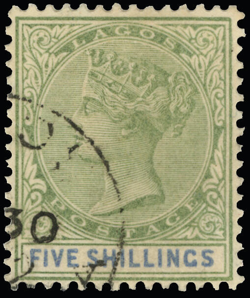 Lot 449 - lagos  -  COLONIAL STAMP CO. British Colony Public Auction # 142 - Day 1