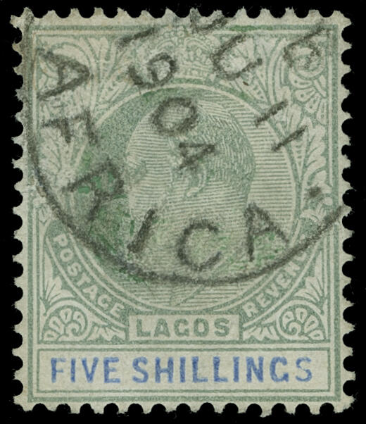 Lot 452 - lagos  -  COLONIAL STAMP CO. British Colony Public Auction # 142 - Day 1