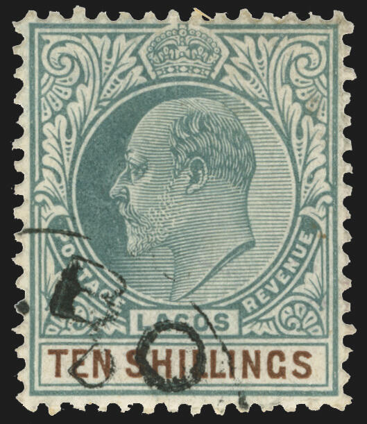 Lot 455 - lagos  -  COLONIAL STAMP CO. British Colony Public Auction # 142 - Day 1