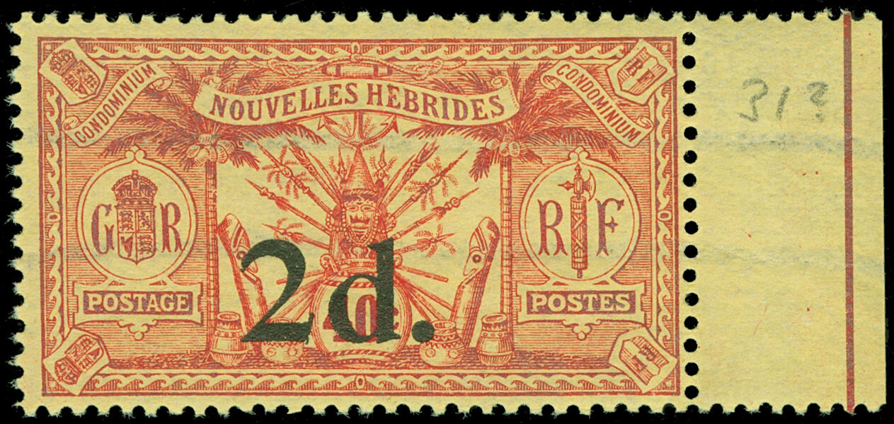 Lot 732 - new hebrides  -  COLONIAL STAMP CO. British Colony Public Auction # 142 - Day 2