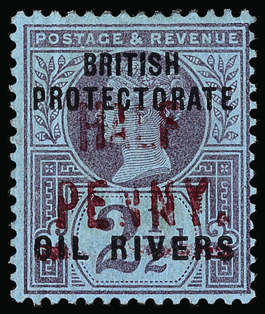 Lot 831 - niger coast protectorate - COLONIAL STAMP CO. British Colony Public Auction # 142 - Day 2 Lot 831 - niger coast protectorate - COLONIAL STAMP CO. British Colony Public Auction # 142 - Day 2