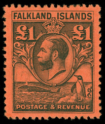 54-64 (116-26) 1929-36 ½d-£1 K George V Fin Whale and Gentoo ...