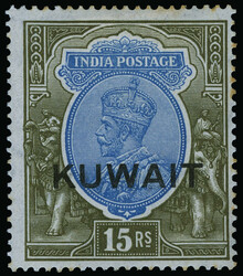 17-35, 23a (16-29) 1929-37 ½a-15R K George V of India overprinted ...