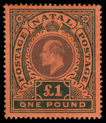 110-16 (165-71) 1908-09 6d-£1 K Edward VII Postage set, wmkd MCA, ...