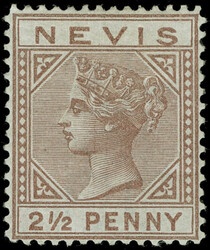 19-20 (23-24) 1879-80 1d-2½d Q Victoria, wmkd CC, perf 14, OG, VLH, ...
