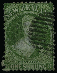 20 (80) 1862 1' yellow-green Q Victoria "Chalon Head", wmkd Large ...