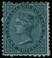 56g (177) 1874-78 1' green Q Victoria, blued paper, perf compound of ...