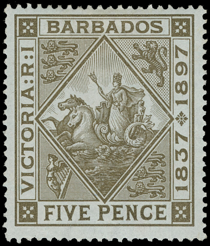 Lot 138 - barbados - COLONIAL STAMP CO. British Colony Public Auction # 143 - Day 1 Lot 138 - barbados - COLONIAL STAMP CO. British Colony Public Auction # 143 - Day 1