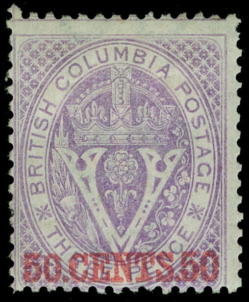 Lot 226 - Canada / British Columbia and Vancouver Island - COLONIAL STAMP CO. British Colony Public Auction # 143 - Day 1 Lot 226 - Canada / British Columbia and Vancouver Island - COLONIAL STAMP CO. British Colony Public Auction # 143 - Day 1