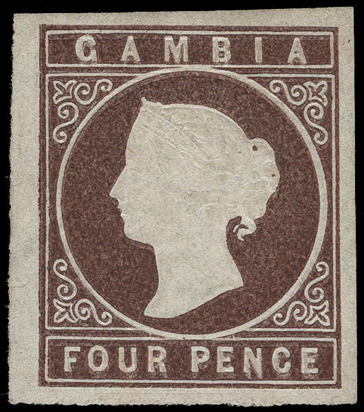 Lot 372 - gambia  -  COLONIAL STAMP CO. British Colony Public Auction # 143 - Day 1