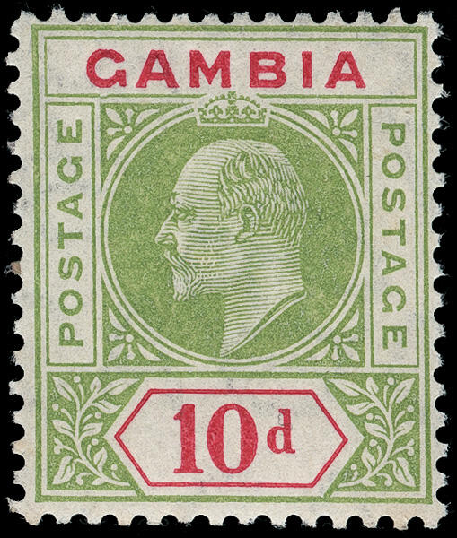Lot 376 - gambia  -  COLONIAL STAMP CO. British Colony Public Auction # 143 - Day 1