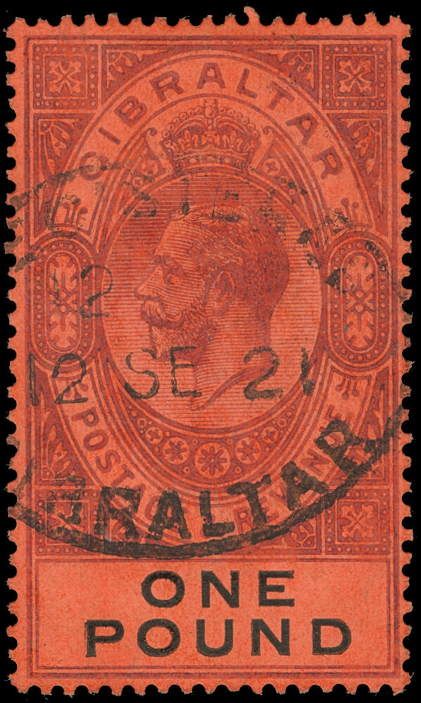 Lot 384 - Gibraltar - COLONIAL STAMP CO. British Colony Public Auction # 143 - Day 1 Lot 384 - Gibraltar - COLONIAL STAMP CO. British Colony Public Auction # 143 - Day 1