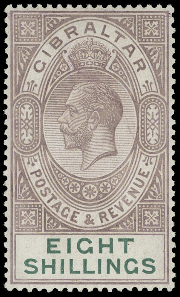 Lot 386 - Gibraltar - COLONIAL STAMP CO. British Colony Public Auction # 143 - Day 1 Lot 386 - Gibraltar - COLONIAL STAMP CO. British Colony Public Auction # 143 - Day 1