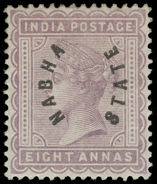 Lot 454 - India / Nabha - COLONIAL STAMP CO. British Colony Public Auction # 143 - Day 1 Lot 454 - India / Nabha - COLONIAL STAMP CO. British Colony Public Auction # 143 - Day 1