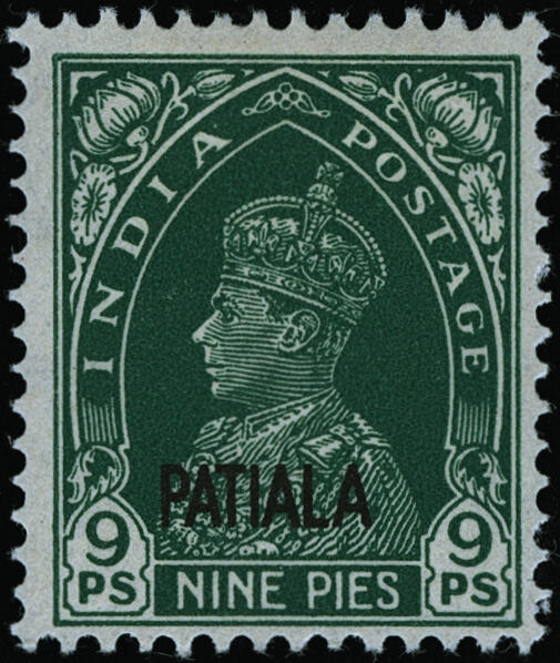 Lot 459 - India / Patiala - COLONIAL STAMP CO. British Colony Public Auction # 143 - Day 1 Lot 459 - India / Patiala - COLONIAL STAMP CO. British Colony Public Auction # 143 - Day 1