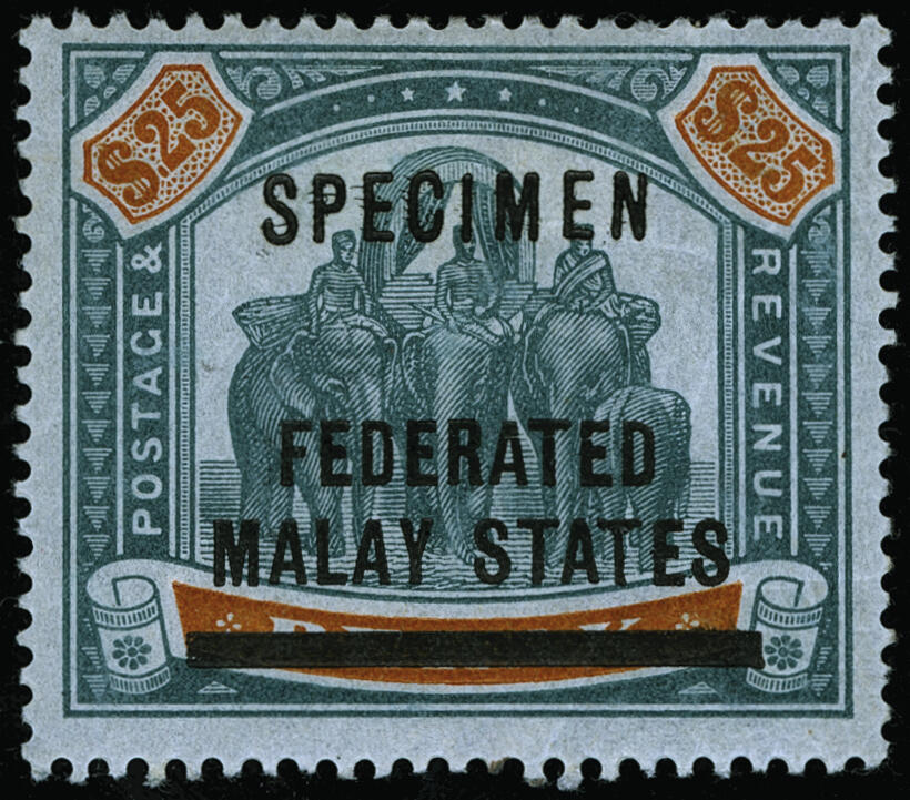 Lot 538 - malaya (federated states)  -  COLONIAL STAMP CO. British Colony Public Auction # 143 - Day 2