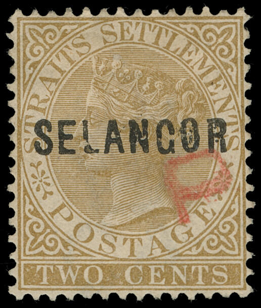 Lot 574 - Malaya / Selangor  -  COLONIAL STAMP CO. British Colony Public Auction # 143 - Day 2