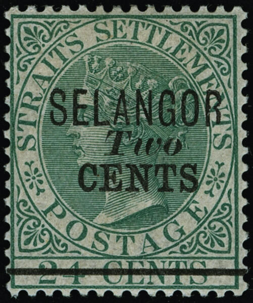 Lot 576 - Malaya / Selangor  -  COLONIAL STAMP CO. British Colony Public Auction # 143 - Day 2
