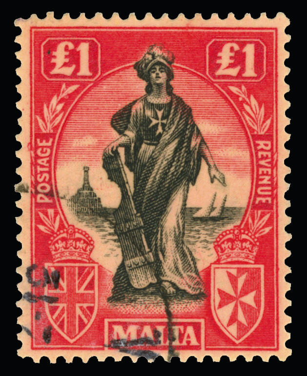 Lot 593 - Malta - COLONIAL STAMP CO. British Colony Public Auction # 143 - Day 2 Lot 593 - Malta - COLONIAL STAMP CO. British Colony Public Auction # 143 - Day 2