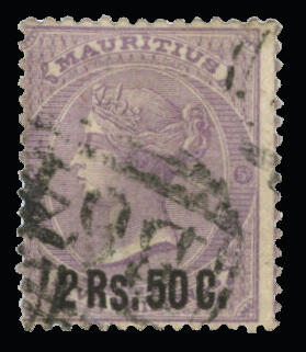 Lot 825 - Mauritius / Used in the Seychelles - COLONIAL STAMP CO. British Colony Public Auction # 143 - Day 2 Lot 825 - Mauritius / Used in the Seychelles - COLONIAL STAMP CO. British Colony Public Auction # 143 - Day 2
