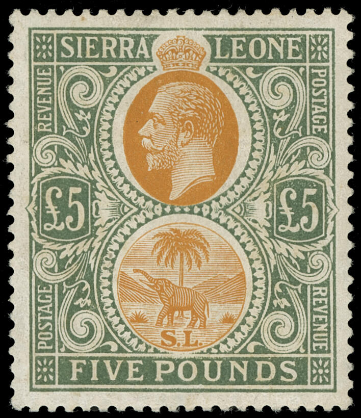 Lot 839 - sierra leone - COLONIAL STAMP CO. British Colony Public Auction # 143 - Day 2 Lot 839 - sierra leone - COLONIAL STAMP CO. British Colony Public Auction # 143 - Day 2