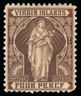 Lot 963 - Virgin Islands  -  COLONIAL STAMP CO. British Colony Public Auction # 143 - Day 2