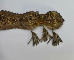 Osmanischer Silbergürtel, um 1900, filigraner Gürtel, Silber ...