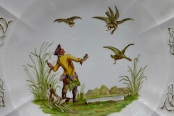 Nymphenburg, große Porzellanplatte aus der "Bunten Jagd", Entw.: ...