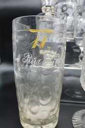 Sammlung Glas des 18./19.Jh., insg. 24 Stück, Trinkbecher / ...