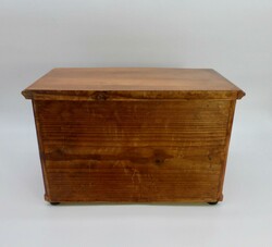 Modellkommode 19.Jh., zweischübiger Korpus auf vier gequetschten ...