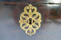 Dokumentenschatulle, England 19.Jh., rechteckiger Korpus, seitlich ...