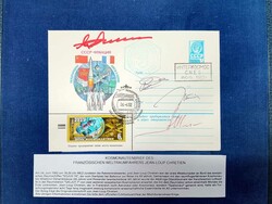 Motiv 'Weltraum', Kosmonautenbrief des französischen Weltraumfahrers ...
