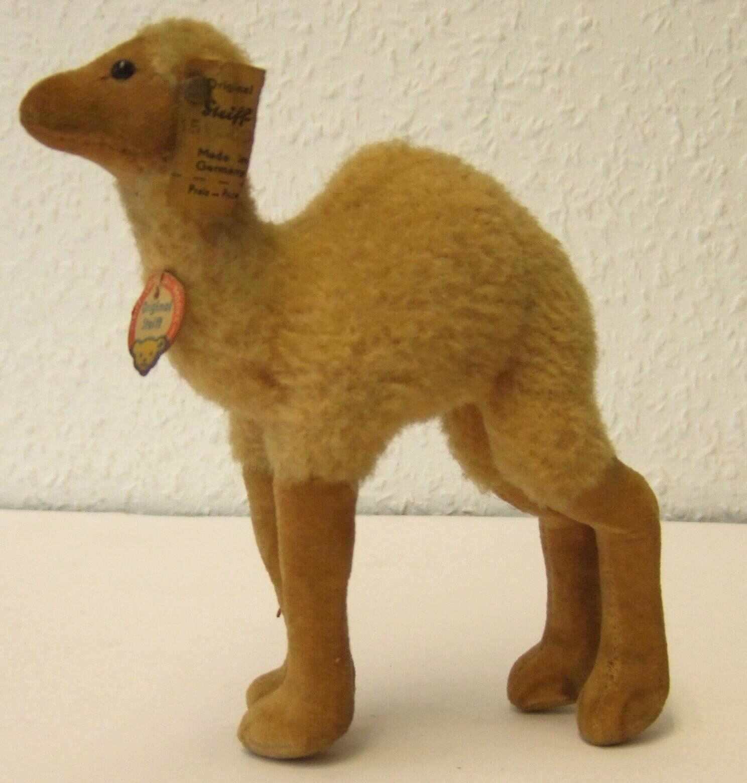 Steiff-Dromedar 1965-1967, Original Steiff-"Dromedar", Wollplüsch, ...