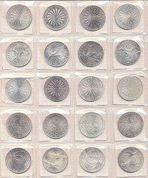 Bundesrepublik 1972, 10 DM-Olympiaserie, komplett in ...