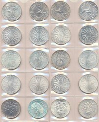 Bundesrepublik 1972, 10 DM-Olympiaserie, komplett in ...