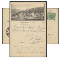 991020: Topograhie, Picture Postcard-forerunners, With Date