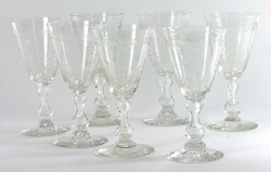 Desserwein-Gläser, 7 Stück, top-erhalten, leicht getöntes Glas mit ...