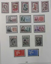 Frankreich 1960-1992, postfrische Abo-Sammlung, sauber in2 ...