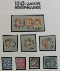 Norwegen 1855-1905. kleine Klassik-Sammlung, mit 5 Kabinettstücken ...