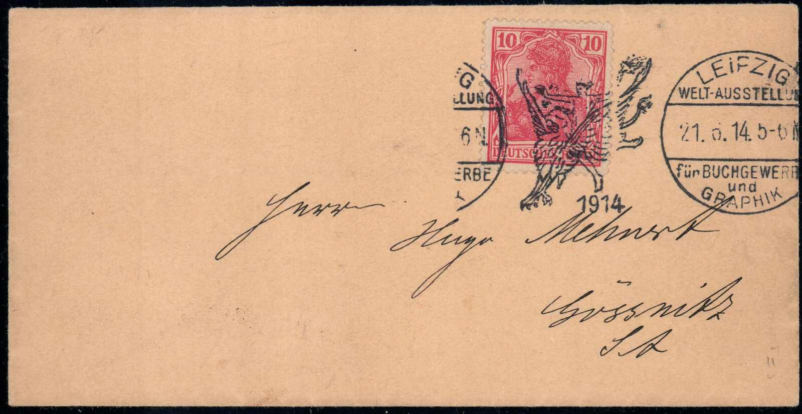 Deutsches Reich 1902, Germania / ohne WZ., CHEMNITZER POSTFÄLSCHUNG ...