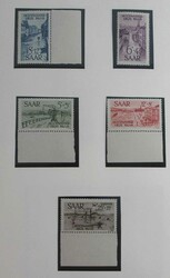 Saarland 1947-1959, postfrische komplette Ländersammlung, mit ...