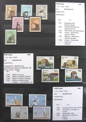 Motiv 'Brunnen, etc.', Steckbuch mit Sätzen und Blocks aus Aller ...