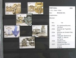 Motiv 'Brunnen, etc.', Steckbuch mit Sätzen und Blocks aus Aller ...