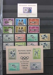 Ruanda 1962-1988, postfrische Abo-Sammlung, ab Unabhängigkeit, ...