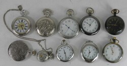 Taschenuhren-Konvolut, Kästchen mit 10 modernen Taschenuhren, ...