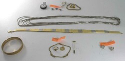 Simones Schmuck-Säckchen, kleines Schmucksäckchen mit Gold- und ...
