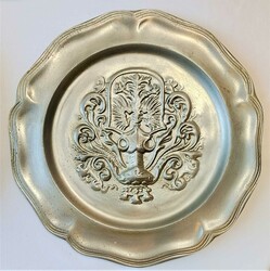 Flohmarktposten: Zinn-Konvolut, Zinn-Objekte-Sammlung von einer ...